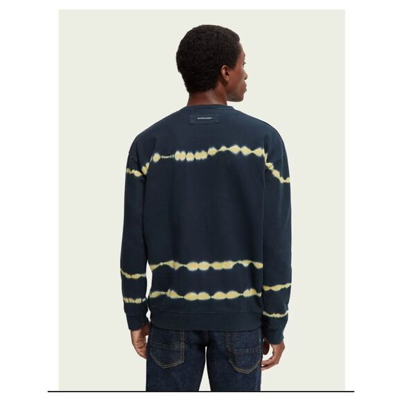 Scotch & Soda Tie-Dye Felpa Crewneck Sweatshirt - Picture 3 of 10